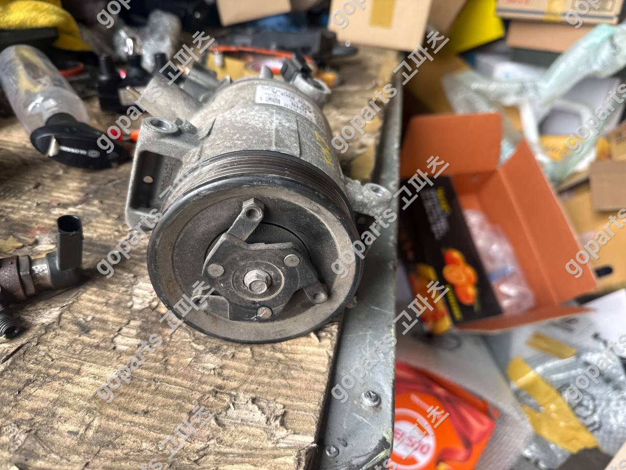 폭스바겐 공용 에어컨 컴프레셔 중고 부품 완벽 수리 납품 후기