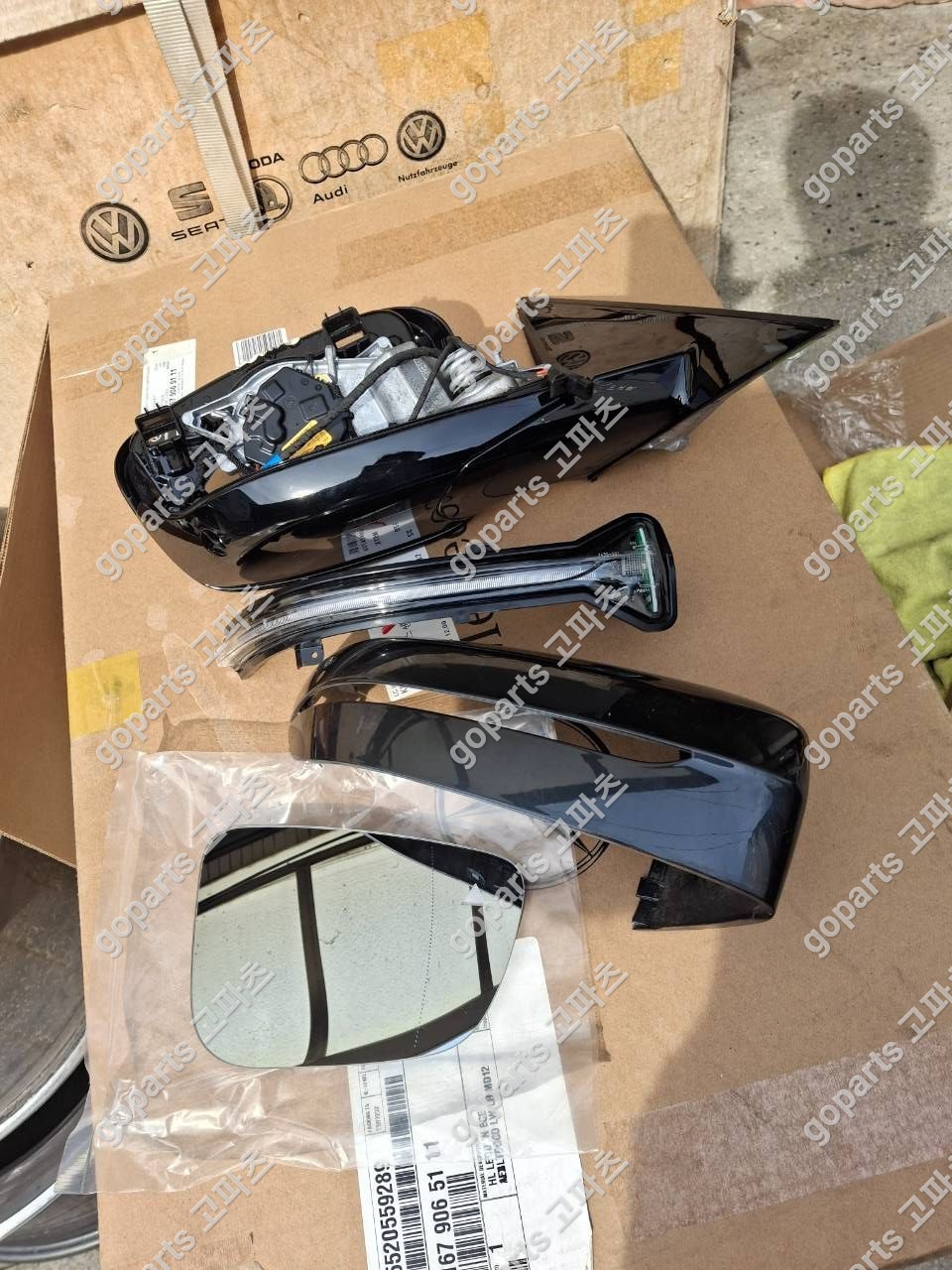 BMW G30 5시리즈 조수석 사이드미러 교체 납품 후기 – 고파츠