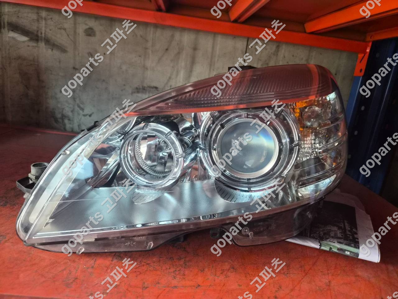 벤츠 W204 C클래스 운전석 헤드라이트 중고 교체 납품 후기