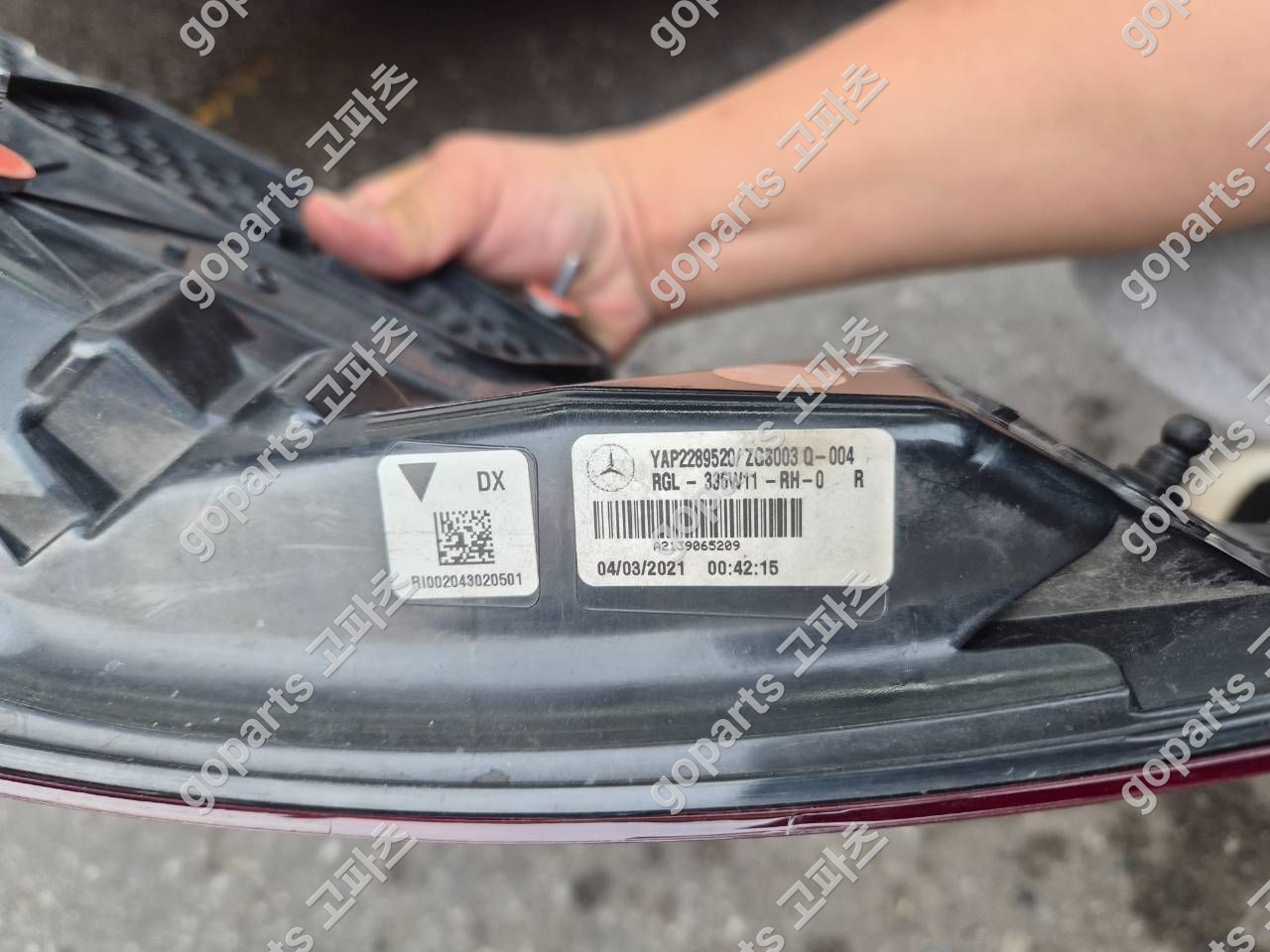 벤츠 E클래스 W213 조수석 후미등 A2139065209 상세사진 2