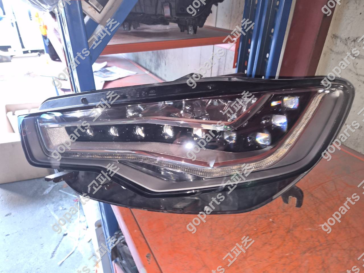 아우디 A6 C7 4G 운전석 LED 헤드라이트 4G0941033C 상세사진 4