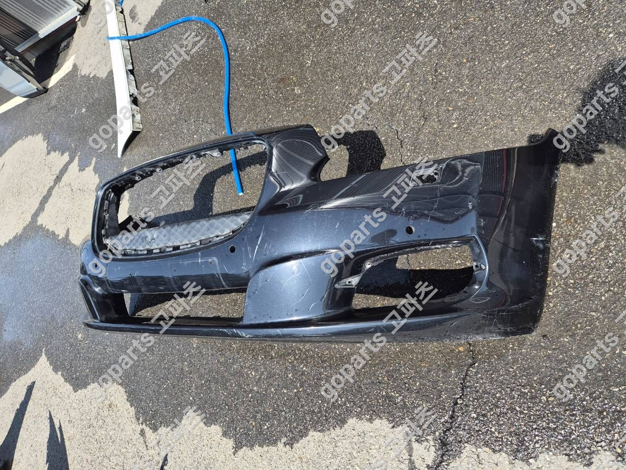 재규어 XJ X351 전기형 흰색 전범퍼 상세사진 3