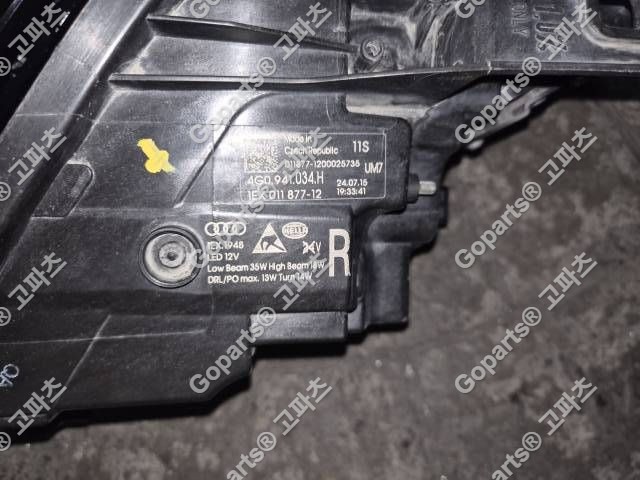 아우디 A6 4G C7 후기형 조수석 헤드라이트 4G0941034H 상세사진 2