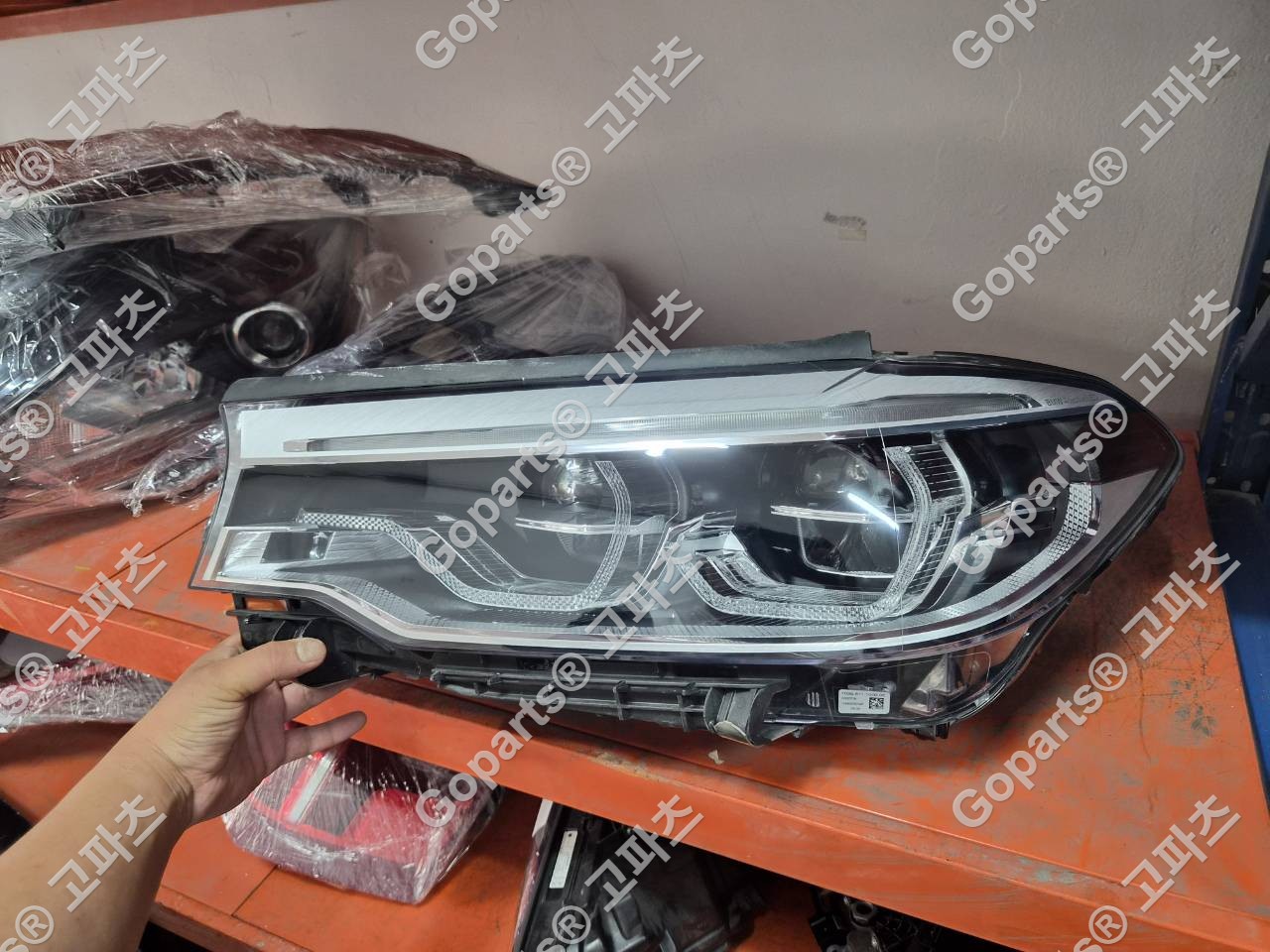 BMW 5시리즈 G30 전기형 운전석 어뎁티브 LED 헤드라이트 721496106, 721496103 상세사진 6
