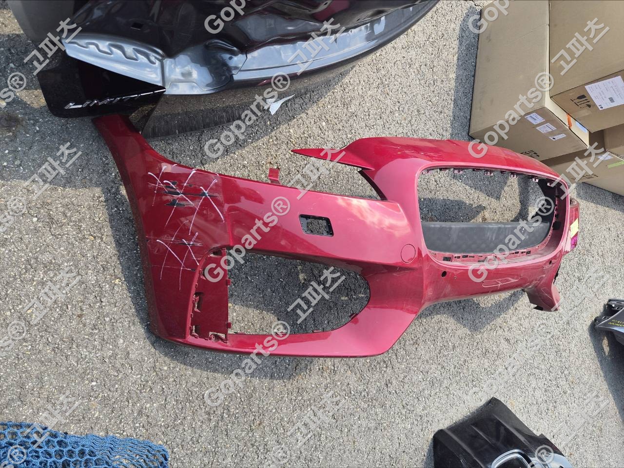 재규어 XF X260 전기형 스포츠 S 타입 앞범퍼 GX6M17F003 상세사진 2