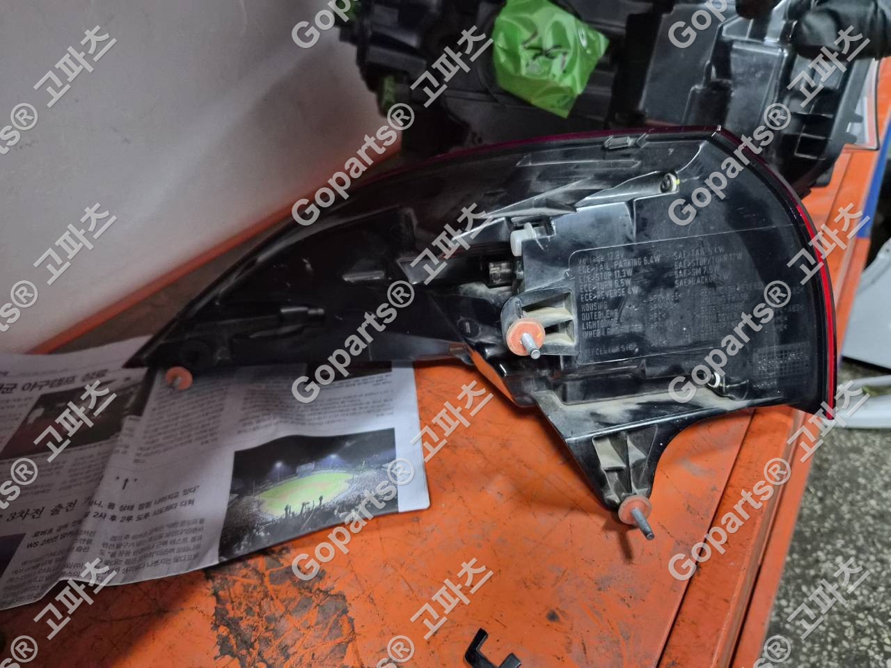 벤츠 GLE 2019-2023년 W167 V167 전기형 조수석 테일램프 품번 A1679063204,A1679060507,A1679063604 사진 3